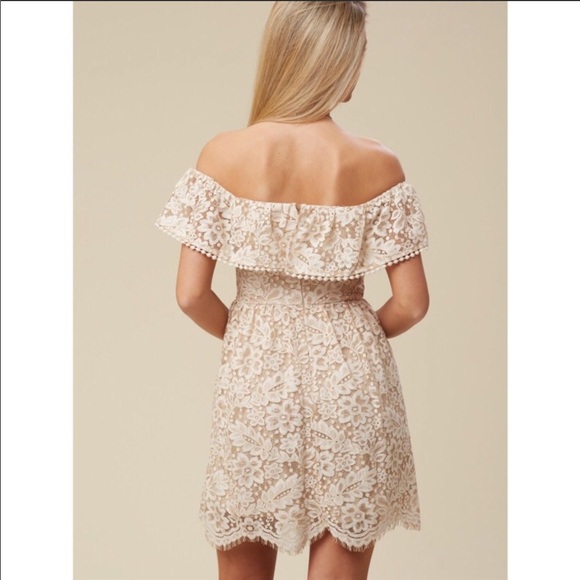Altar’d State Off the Shoulder Lace Dress - Picture 2 of 8